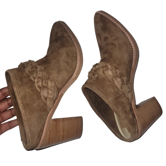 Dolce Vita Serla Mule Dark Brown SuedeMule Slip-On Heel Womens Size 8.5 - Picture 4 of 7